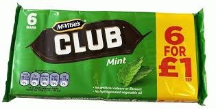 MCVITIES CLUB MINT
