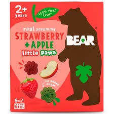 BEAR PAWS STRAWBERRY & APPLE