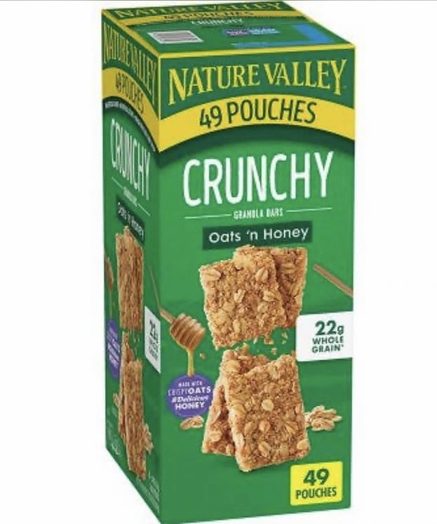 NATURE VALLEY 49 POUCHES CRUNCHY