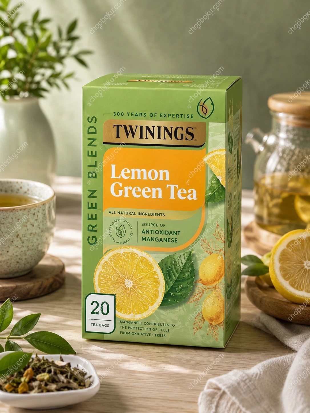 Twinings Green Tea & Lemon 20 Tea Bags (50g)