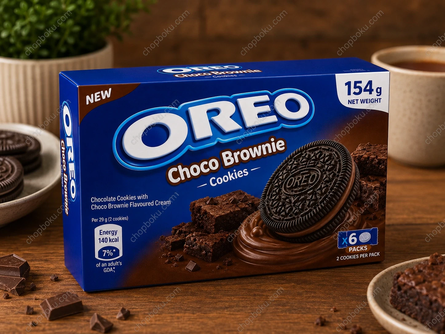 OREO Choco Brownie Cookies 154g