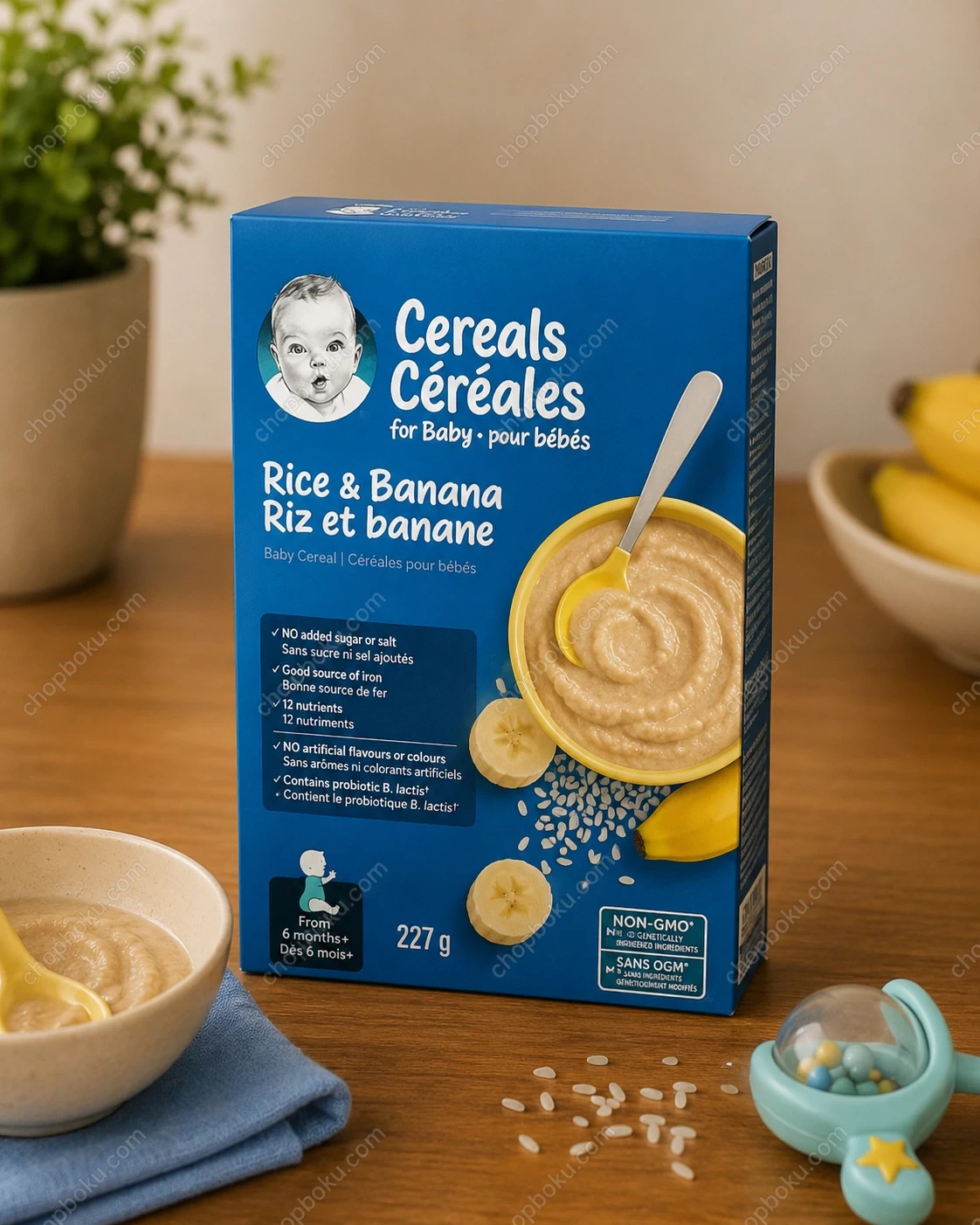 Gerber Rice Banana Baby Cereal 227g