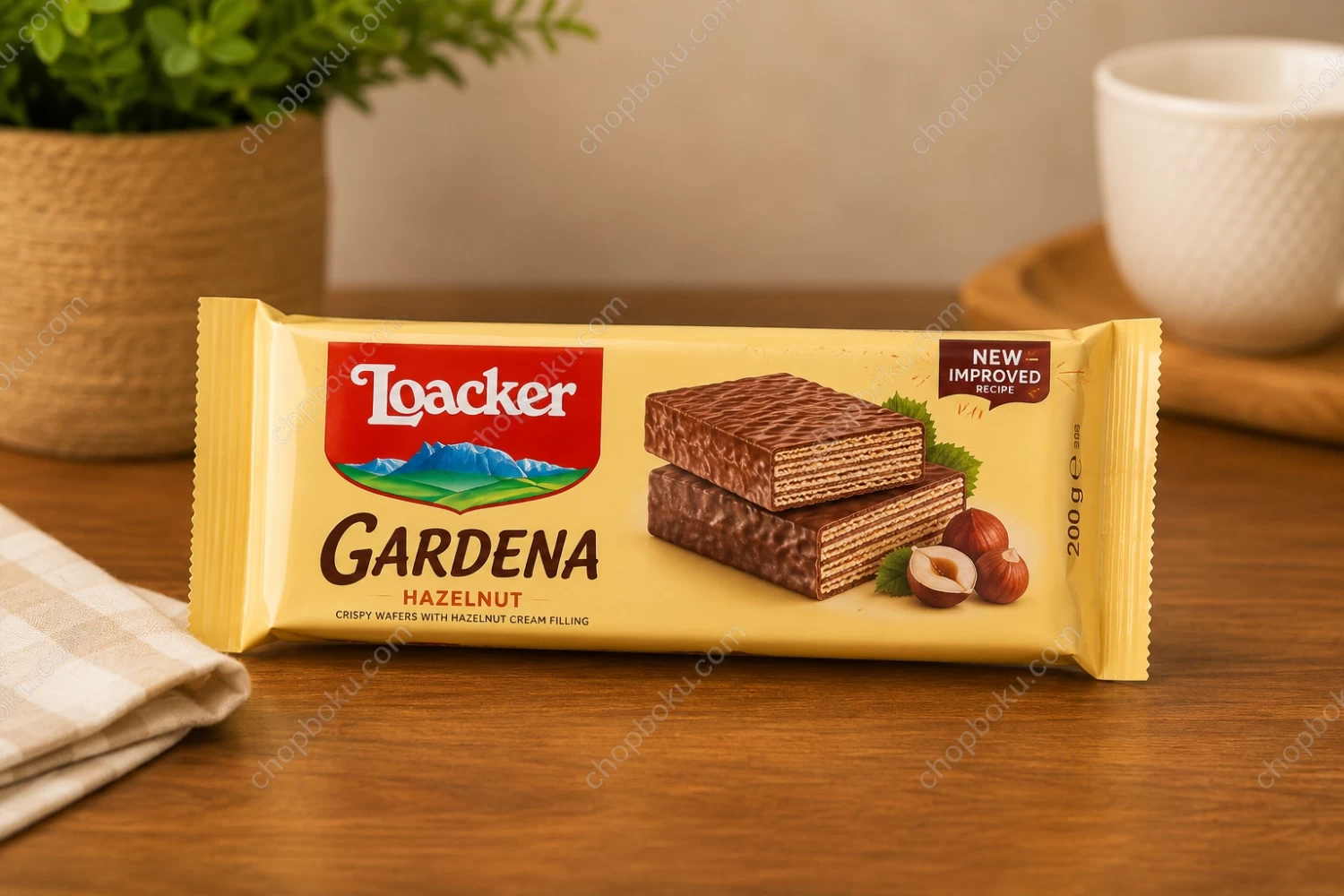 Loacker Gardena Hazelnut Wafer Biscuits 200g
