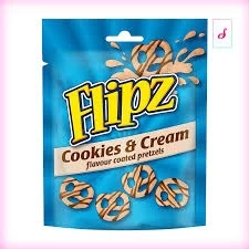 McVitie’s Flipz Cookies & Cream Pretzels 90g – Sweet & Salty Chocolate Pretzel Snack | Buy in Lagos, Abuja & Nigeria