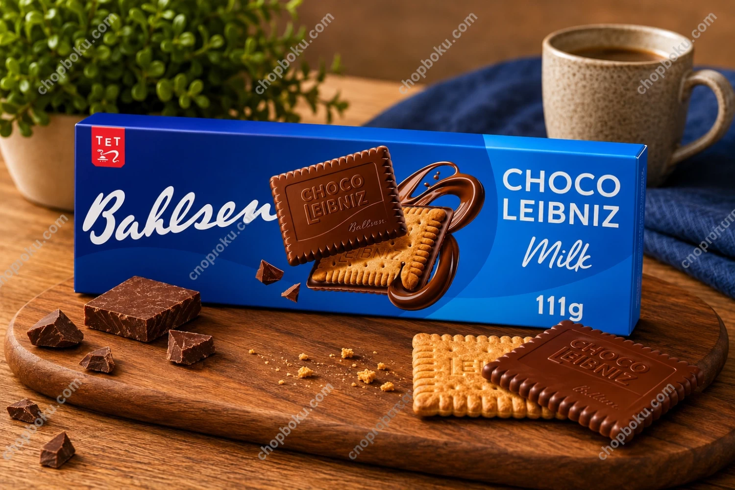 Bahlsen Choco Leibniz Milk Chocolate Biscuits 111g – Premium German Chocolate Butter Biscuits in Lagos Nigeria