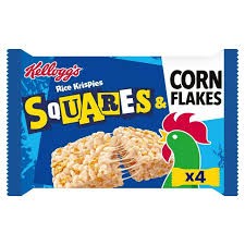 KELLOGGS RICE KRISPIE SQUARES CORNFLAKES