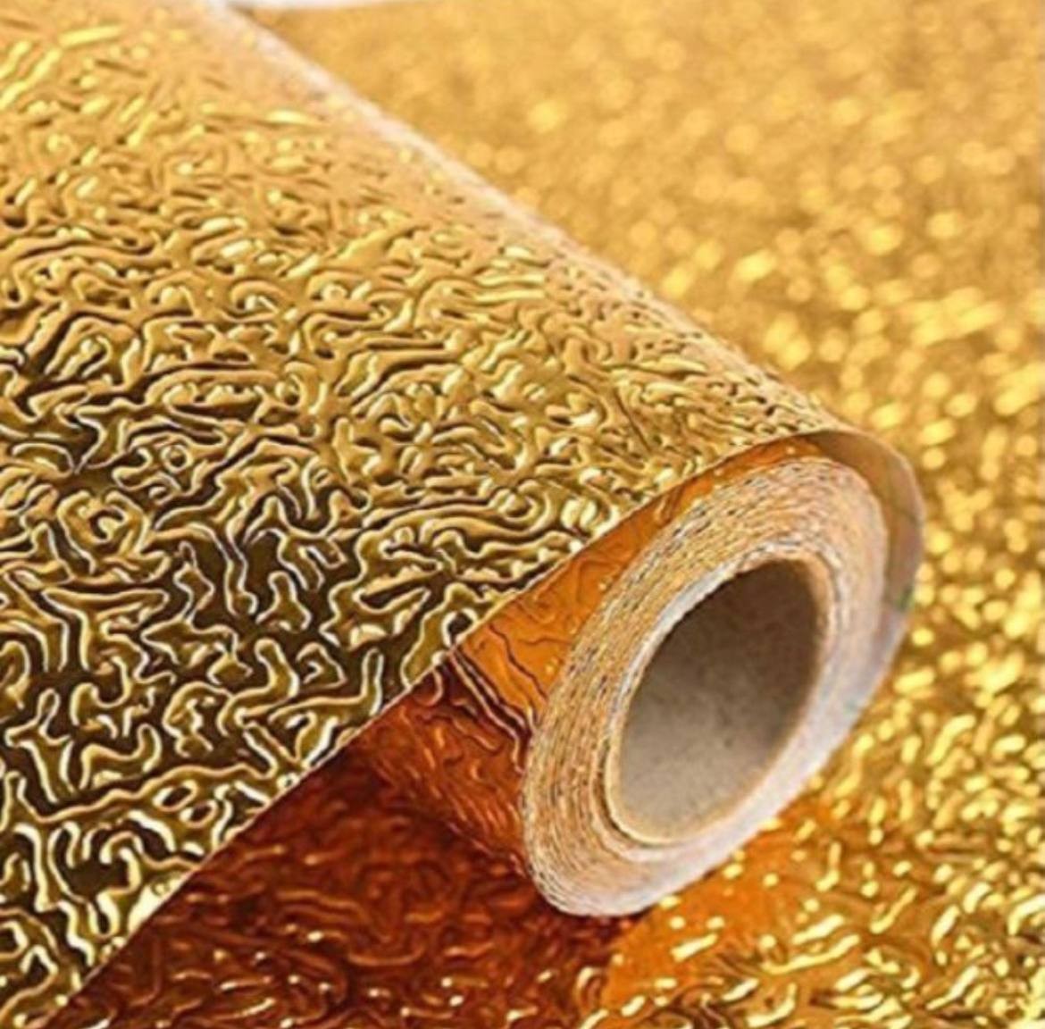 Adhesive Gold and Silver Liner