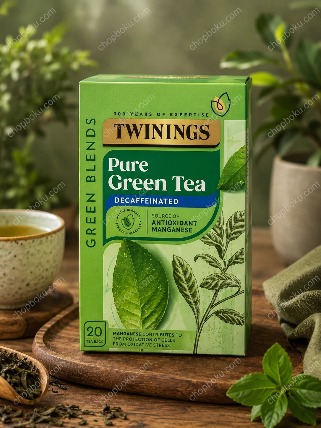 Twinings Pure Green Tea 20 Tea Bags (50g)