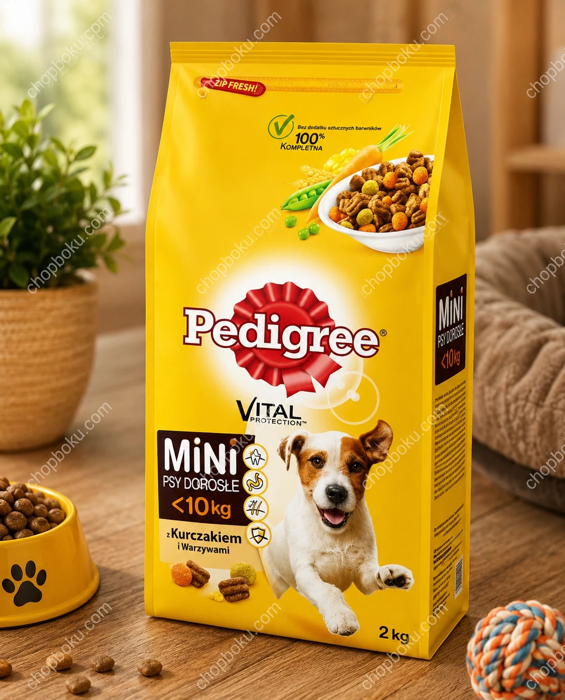 Pedigree Adult Chicken Dry Dog Food 2kg