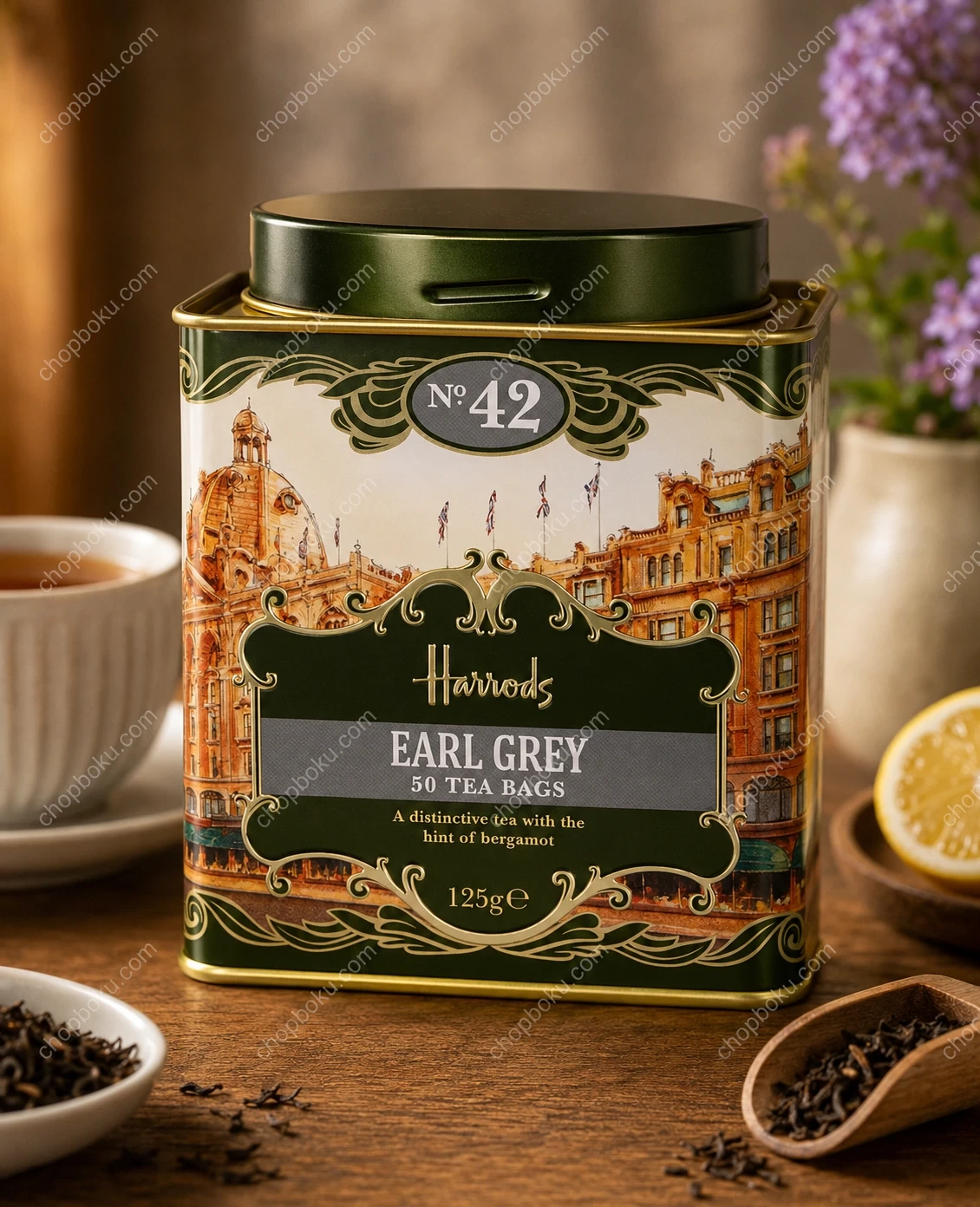 Harrods No. 42 Earl Grey Tea 50 Tea Bags (125g)