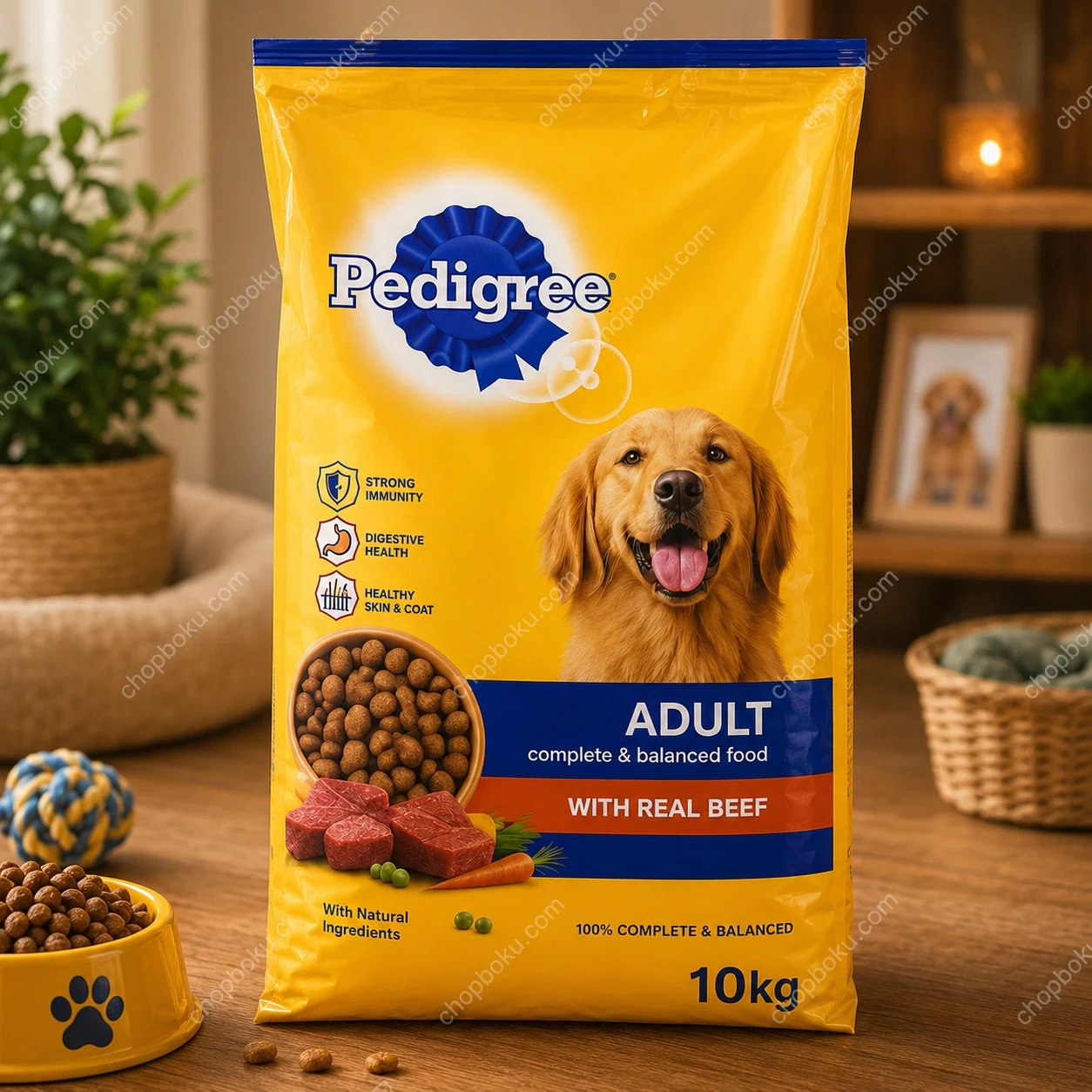 Pedigree Adult Chicken Dry Dog Food 10kg