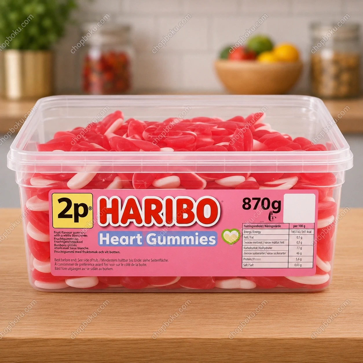 HARIBO Heart Throbs Gummy Candy 870g