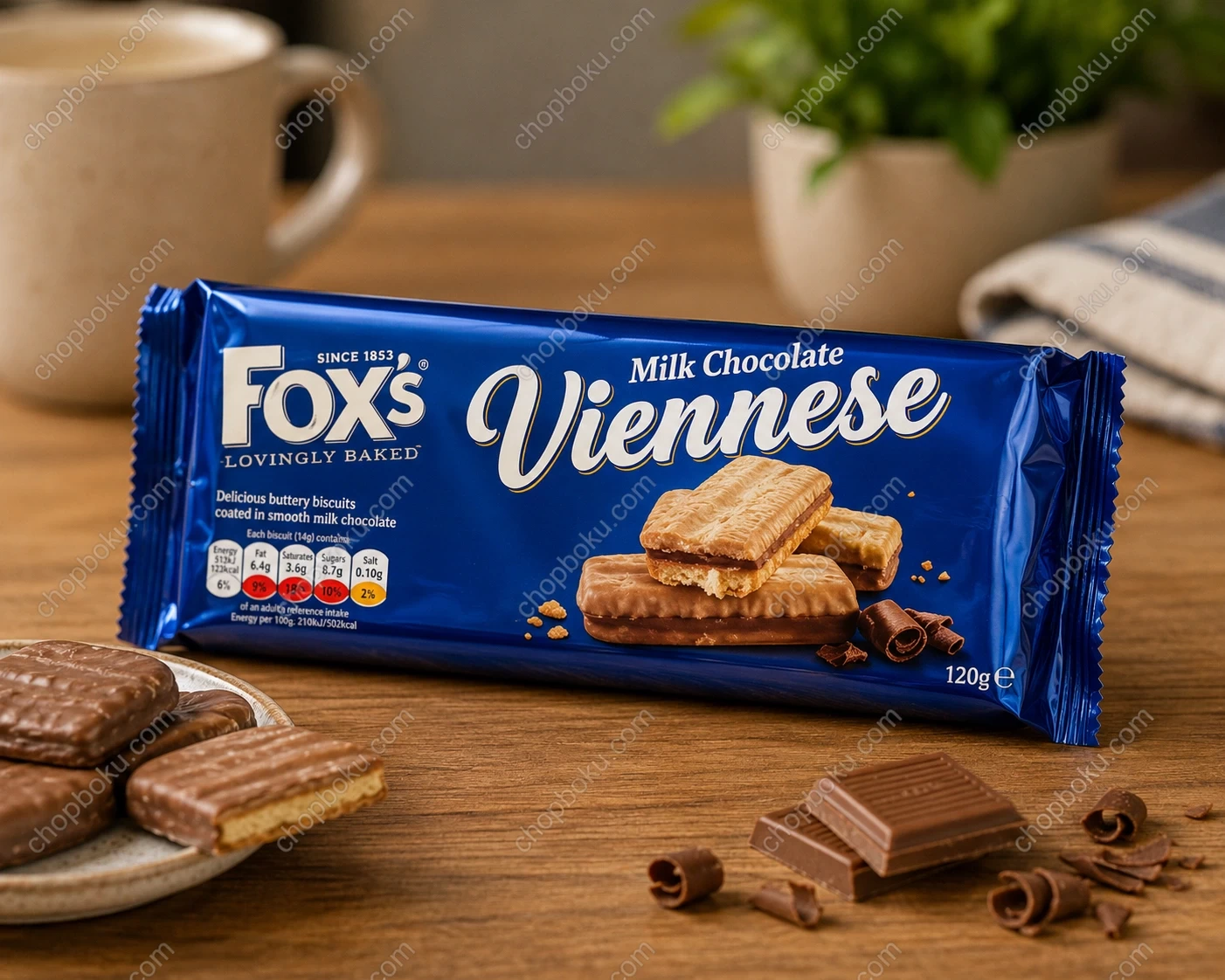 Fox's Viennese Milk Chocolate Biscuits 120g