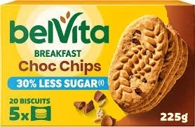 Belvita 225g Cocoa Choco Chip Breakfast Biscuits – Wholegrain Chocolate Energy Snack | Buy in Lagos, Abuja & Nigeria