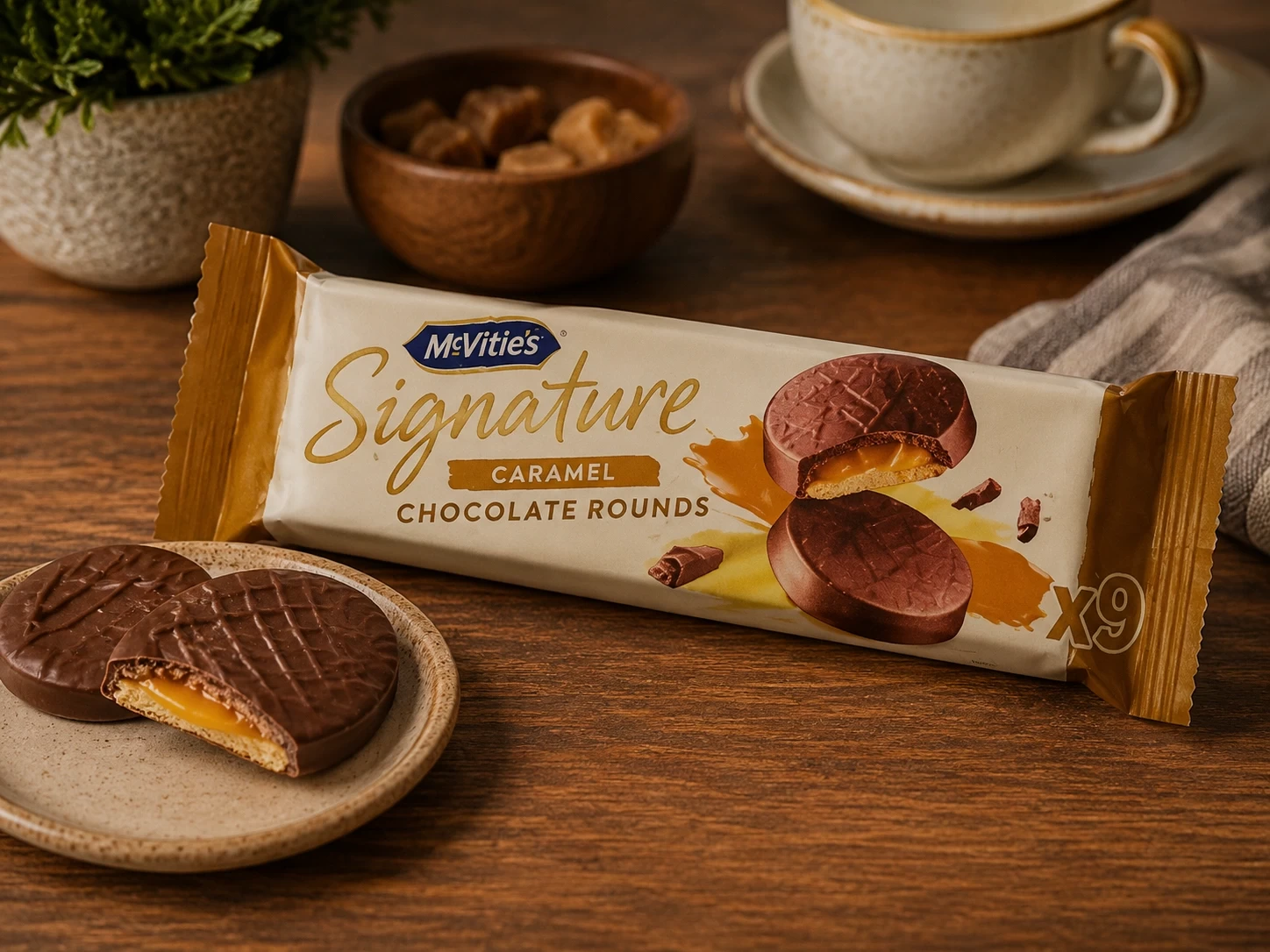 McVitie’s Signature Caramel Chocolate Rounds – Luxury Caramel & Chocolate Biscuit Rounds | Buy in Lagos, Abuja & Nigeria