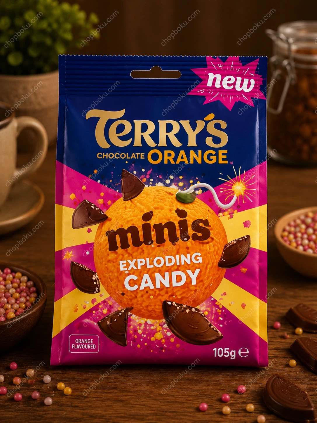 Terry's Chocolate Orange Minis Exploding Candy 105g