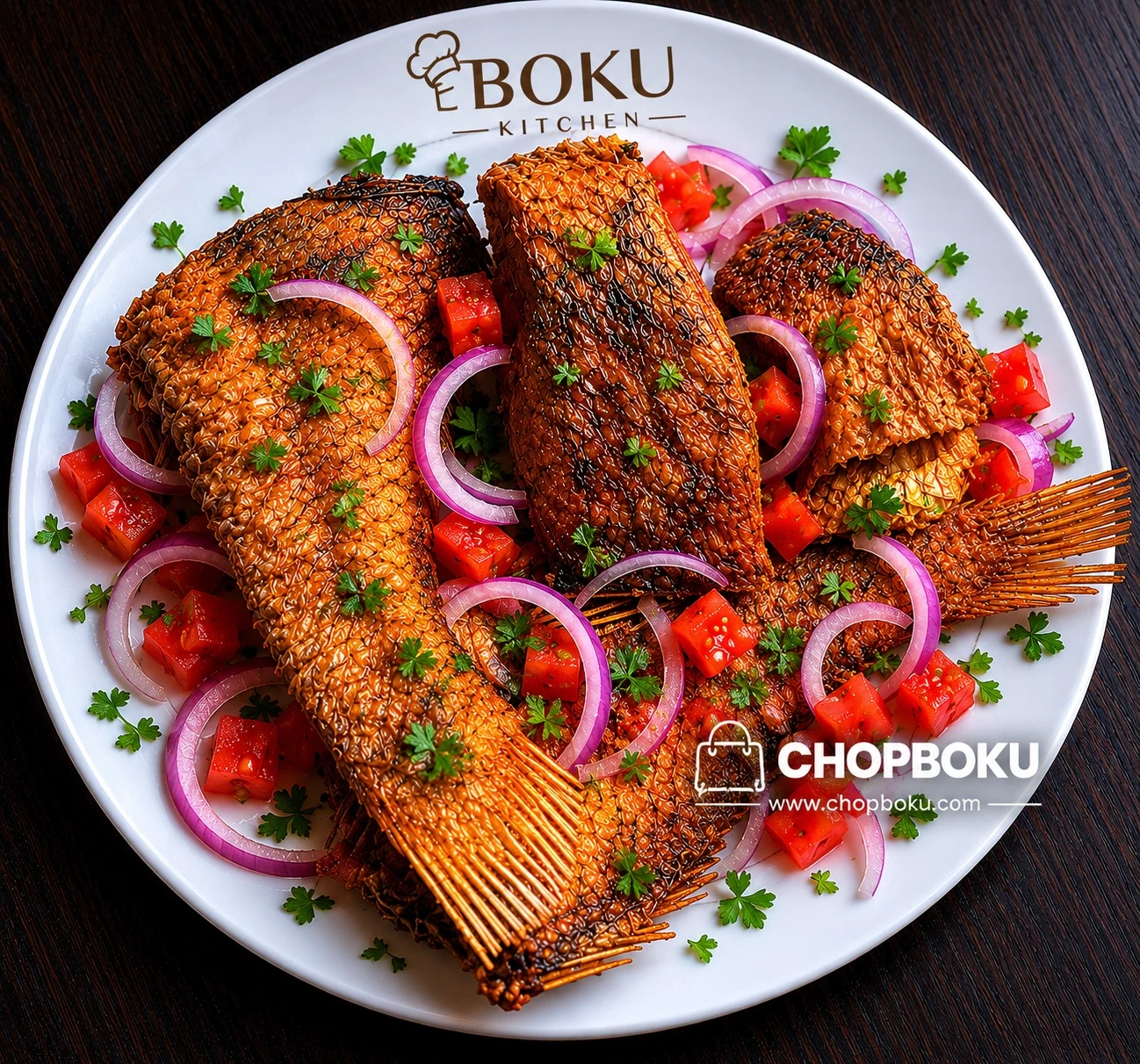 Fried Croaker Fish (Golden Crispy Croaker Fish)