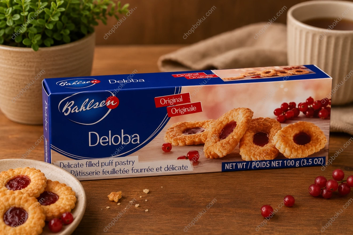 Bahlsen Deloba Puff Pastry Biscuits 100g