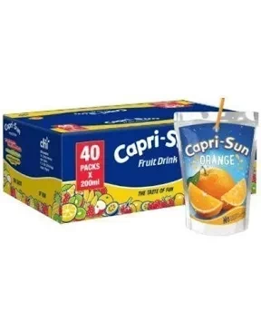 Capri-Sun 100ml Juice Drink (Pack of 40) – Kids Fruit Juice Pouches | Buy in Lagos Nigeria (Bulk & Retail)