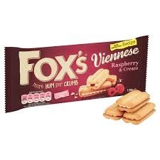 Foxs Viennese Melts Raspberry Cream