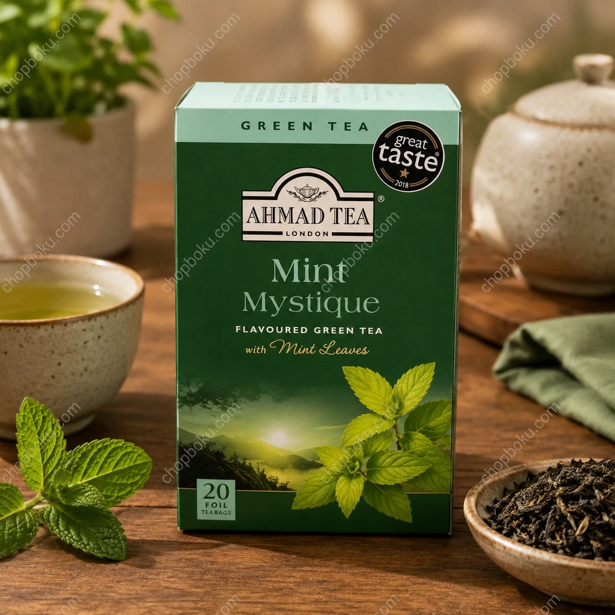 Ahmad Tea Mint Mystique Green Tea 20 Tea Bags (40g)