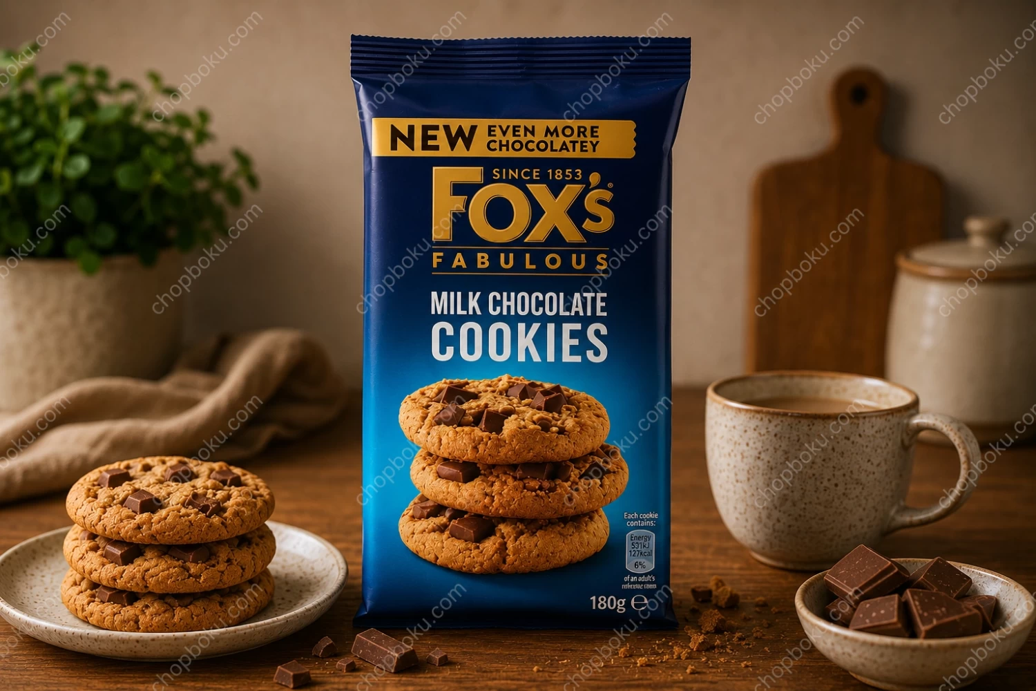 Fox's Fabulous Cookies Milk Chocolate 180g