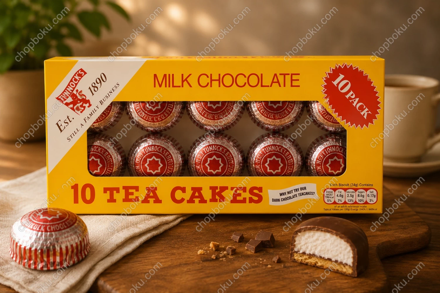 Tunnock's Tea Cakes 10 Pack (240g)
