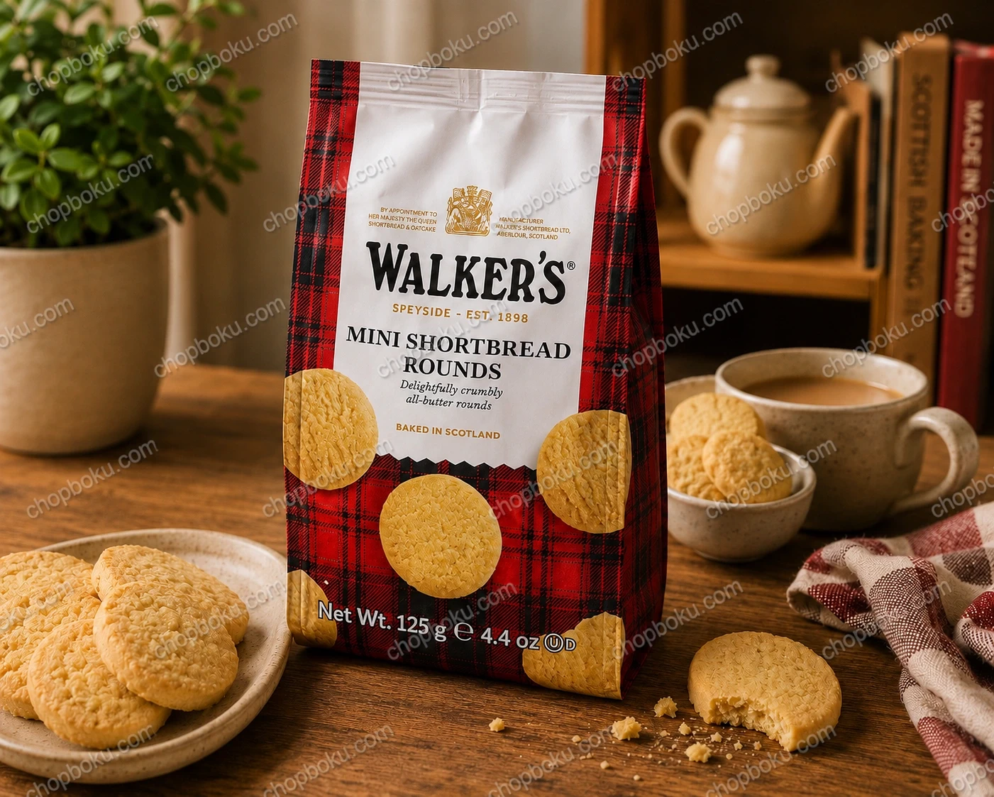 Walker's Pure Butter Mini Shortbread Rounds 125g