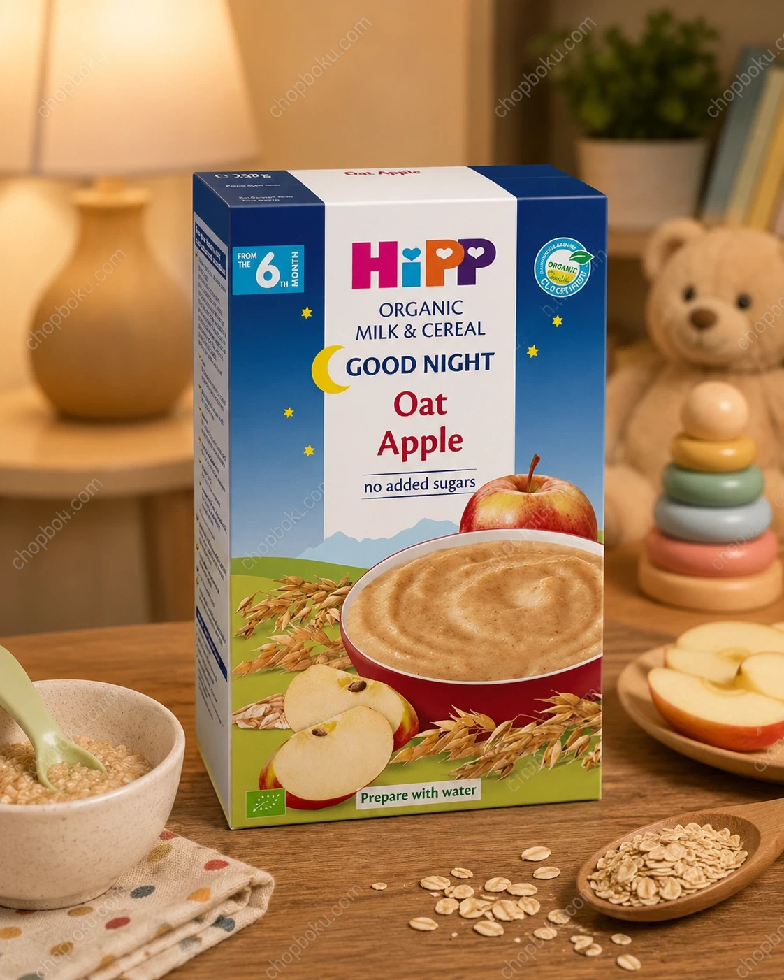 HiPP Organic Good Night Oat Apple Baby Cereal 250g