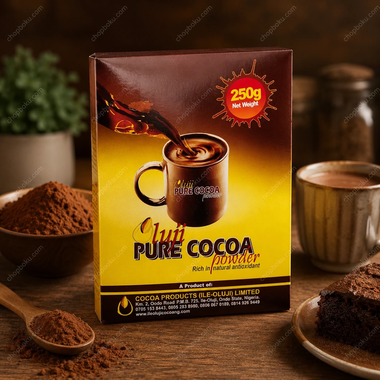 Oluji Pure Cocoa Powder 250g