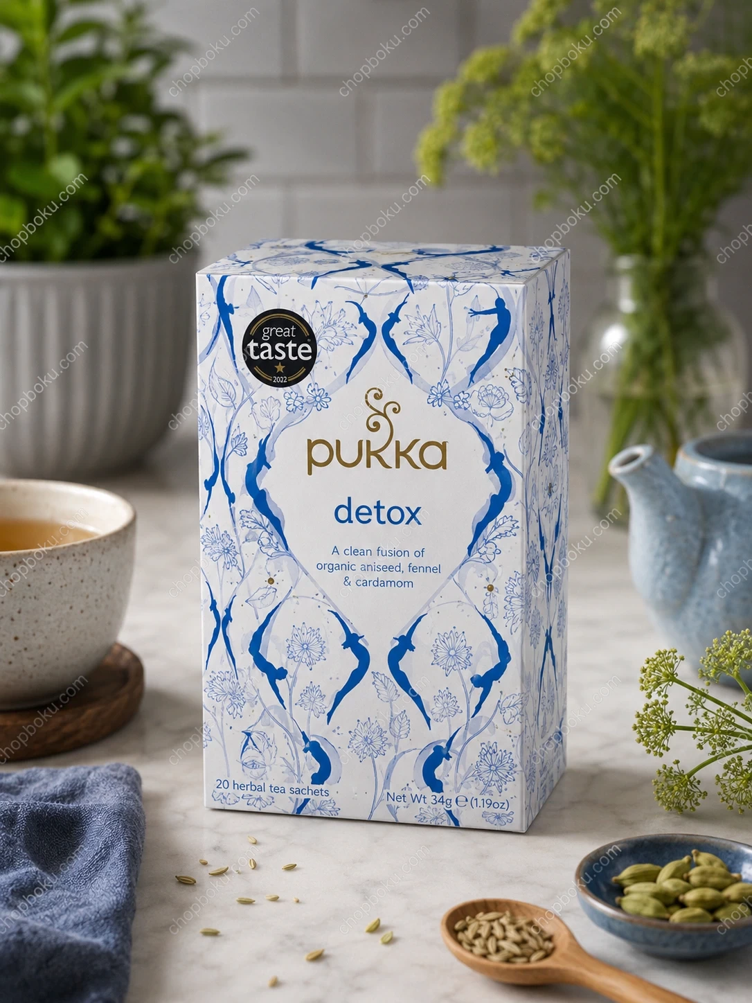 Pukka Organic Detox Herbal Tea 20 Tea Bags (34g)