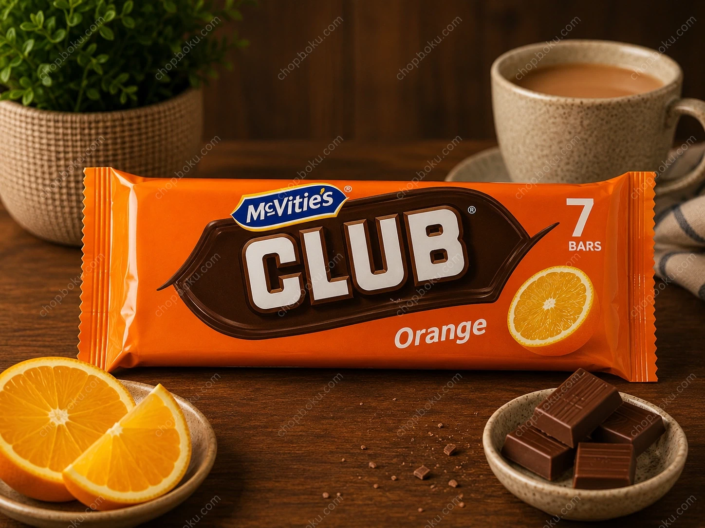 McVitie's Club Orange Chocolate Biscuit Multipack 7 × 22.6g