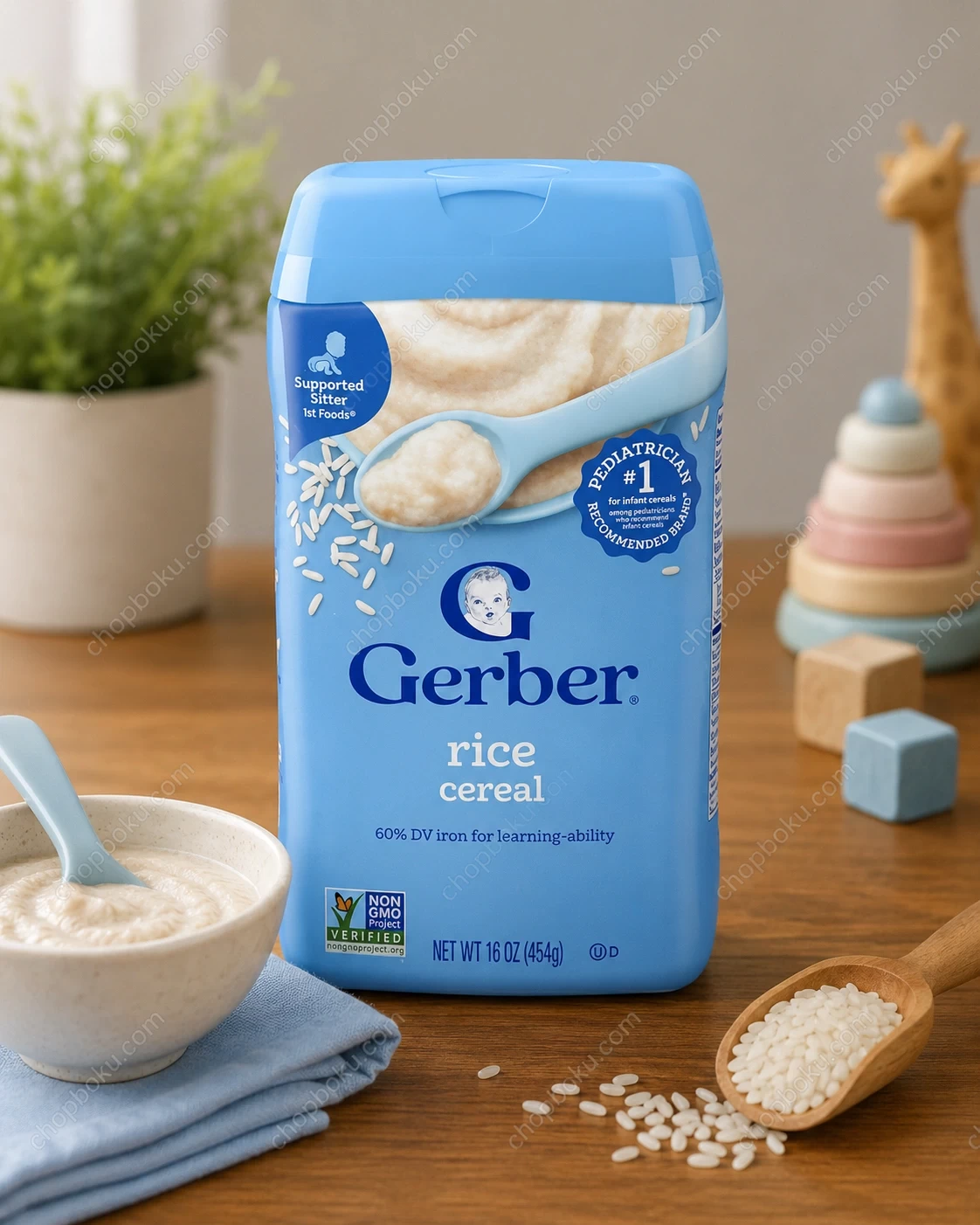 Gerber Rice Baby Cereal 454g (16 oz)