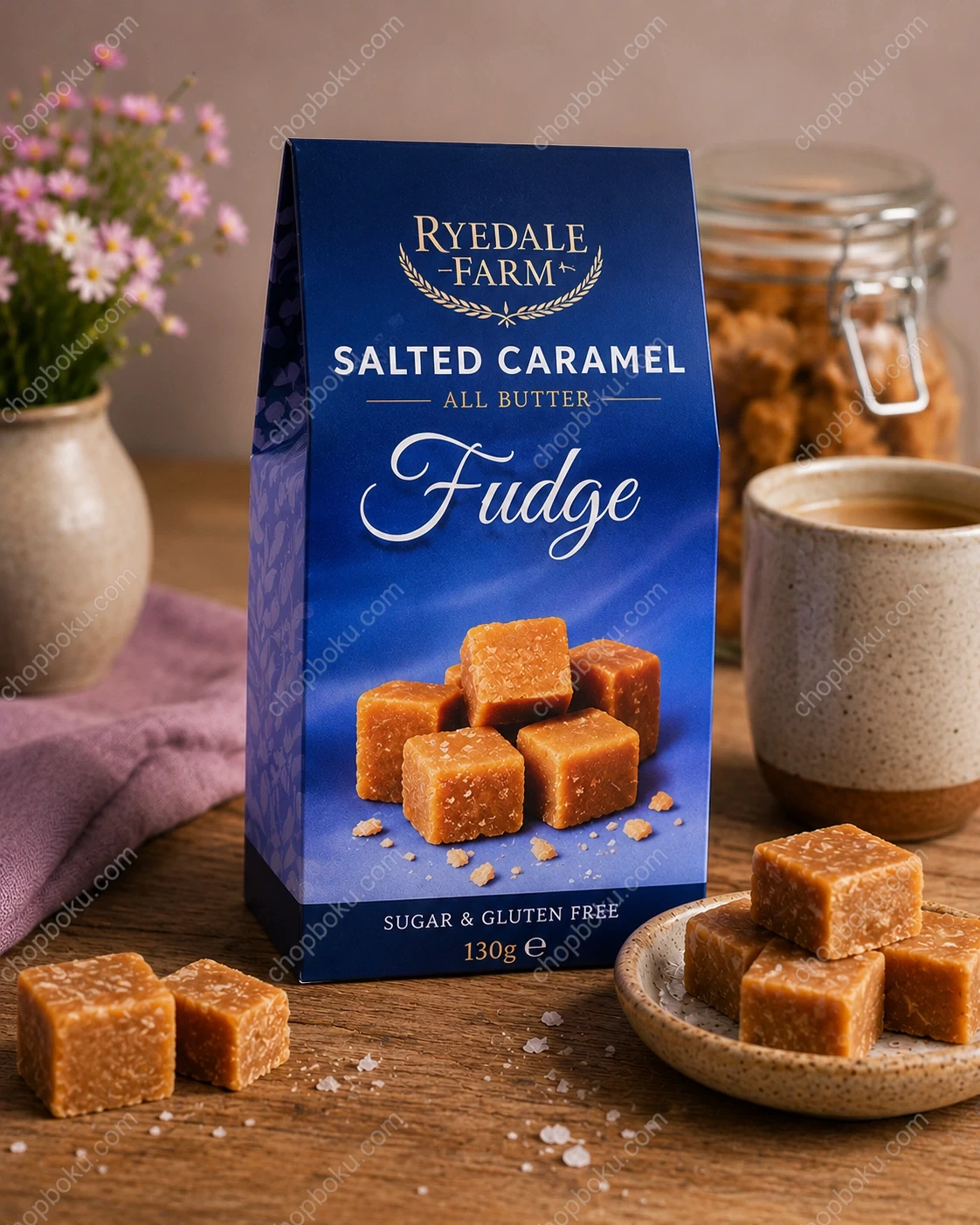 Ryedale Farm Salted Caramel All Butter Fudge 130g