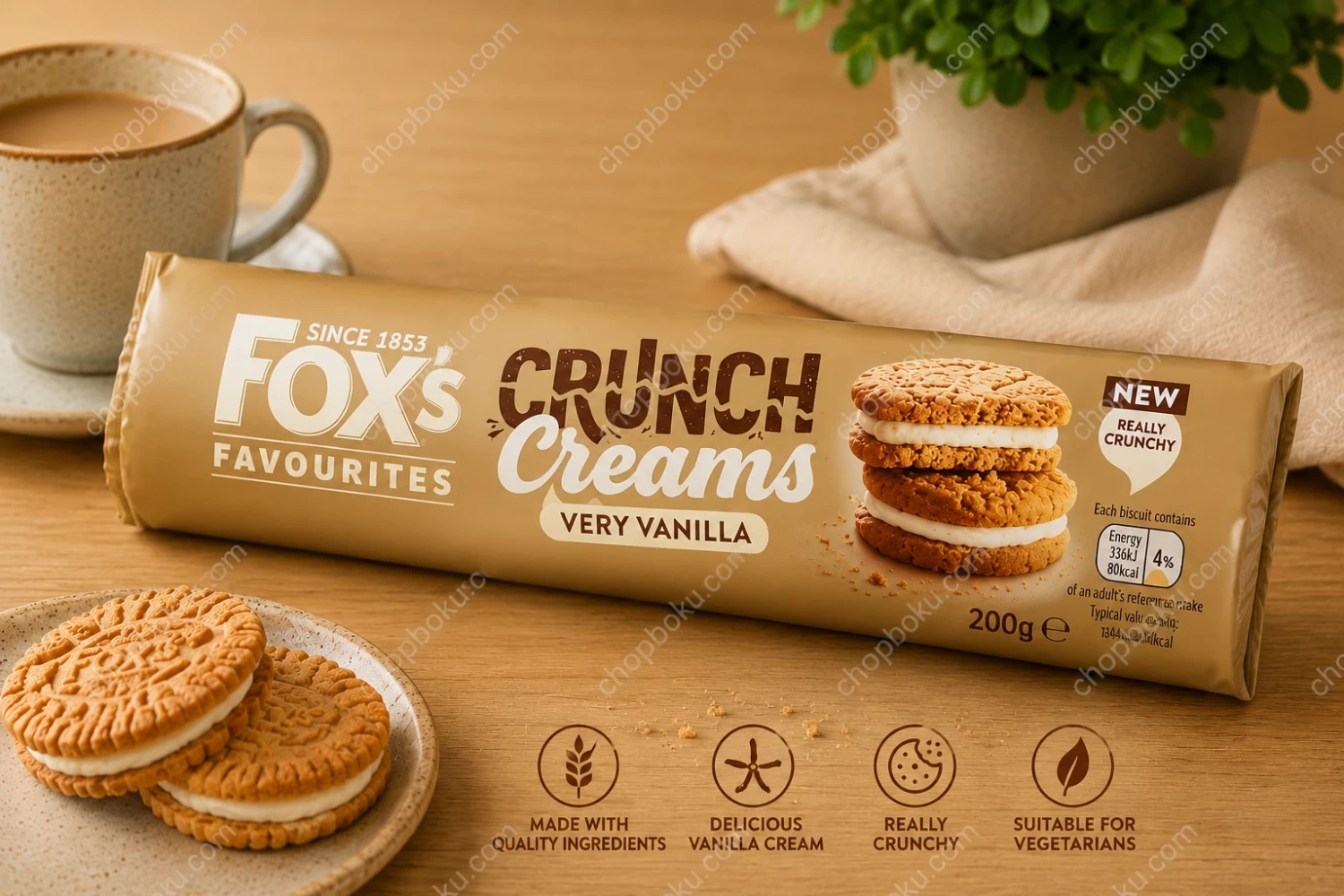 Fox's Crunch Creams Very Vanilla 200g