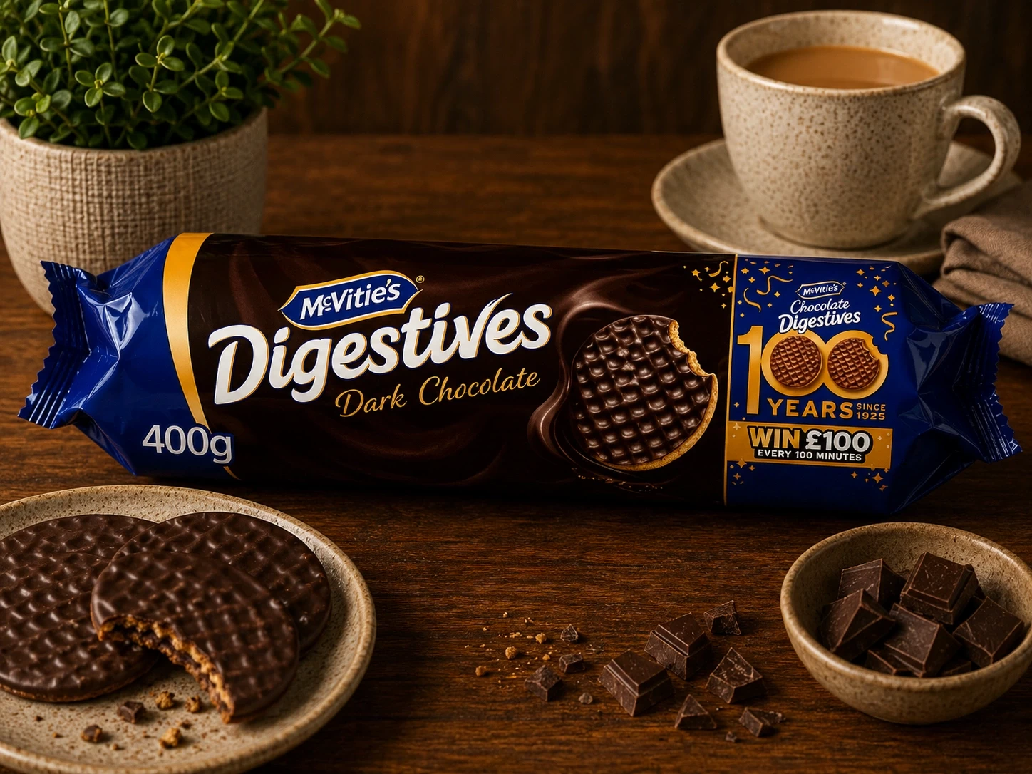 McVitie's Dark Chocolate Digestives 400g – Chocolate Covered Wheat Biscuits in Lagos Nigeria